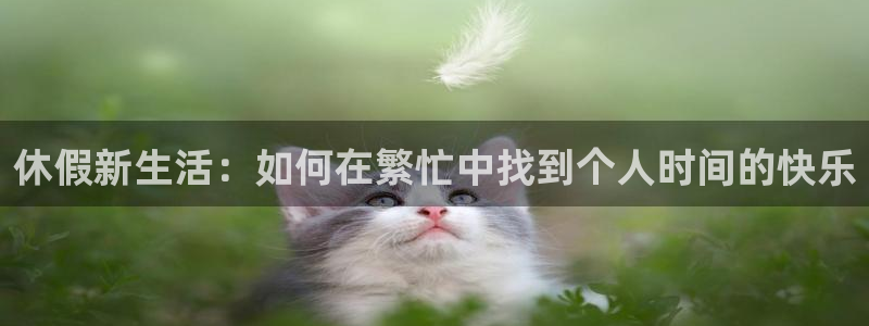糖心volgo：休假新生活：如何在繁忙中找到个人时间的快乐